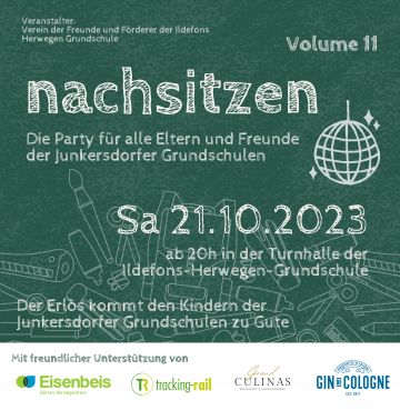 Tickets für NACHSITZEN Vol. 11 am 21.10.2023 - Karten kaufen